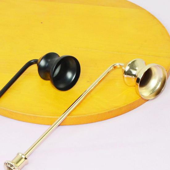 Bell Candle Extinguisher with Long Handle Stainless Steel Tealight Candle Wick Flame Snuffer Putting Out Candle Stopper Tools Candle Accessories