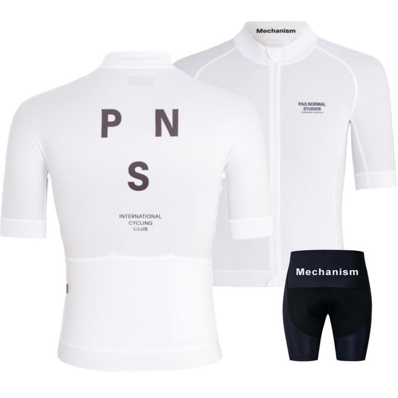 Mens Cycling Jersey Bib Shorts Set Breathable Road Bike Outfit