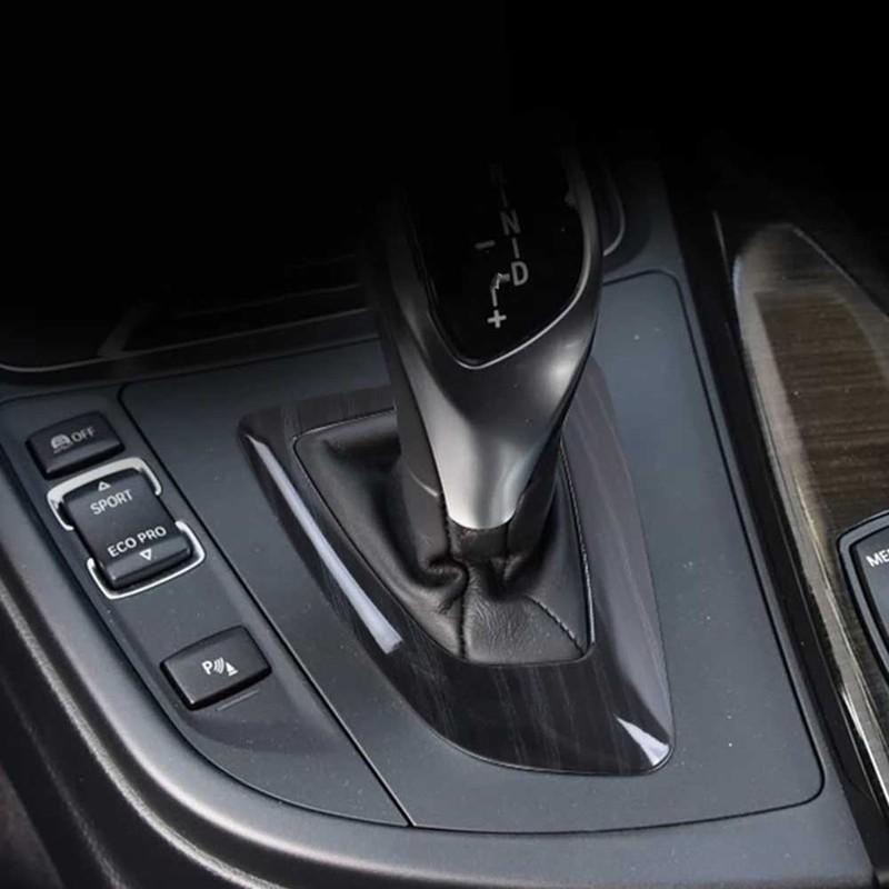Center Console Shifter Base Plate for BMW F20 F21 F22 F23 F30 F31 F32 F33 F34 F35 F36 ABS Trim with Realistic Texture Finish