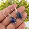 Wonderful Sodalite Gemstone Earrings, 925 Solid Sterling Silver Jewelry, Handmade Beautiful Earrings For Wedding Gift