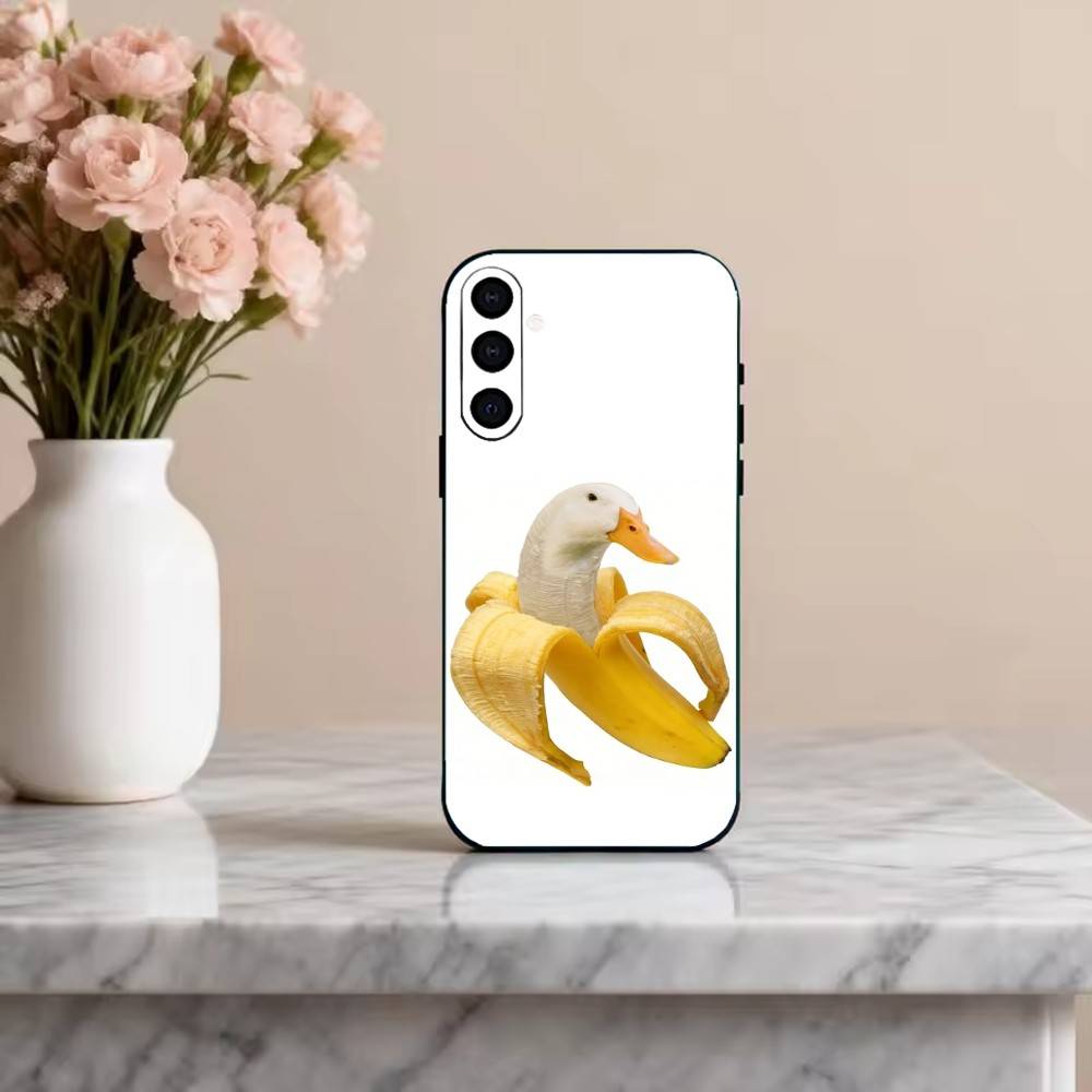 F-Забавный D-Утенок Чехол для Телефона Для Samsung Galaxy A73,A72,A71,A70,A53,A52,A51,Другие Мягкий Черный Чехол