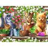Animal Diamond Painting Full Round Needlework Cross Stitch Diamond Embroidery