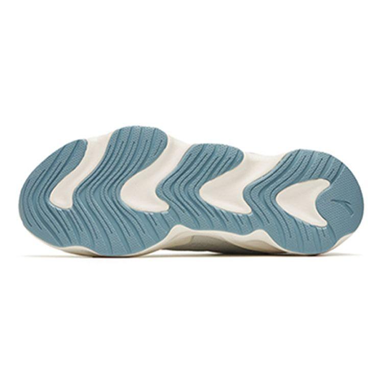 Anta Дышащие прочные кроссовки с низким верхом для бега мужские кроссовки белые серые 112245523-4