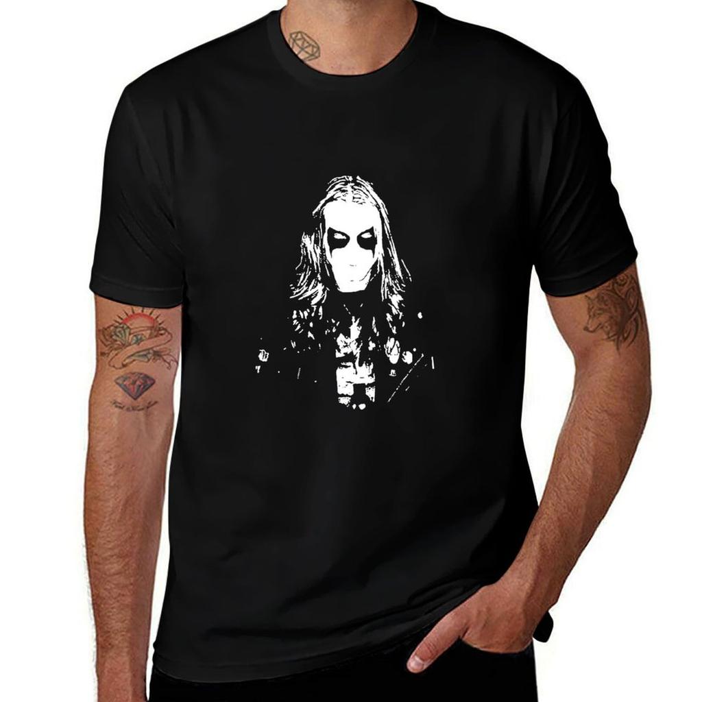 Mayhem Norway Band Original Logo Fanart In Memory Of Per Yngve Ohlin Aka Dead Tshirt Large Size Casual Tee Shirt