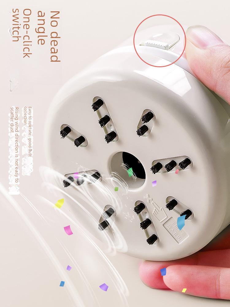 Настольный пылесос Deli для крошек от ластика и карандашной стружки, пыли с клавиатуры и уборки студенческого стола