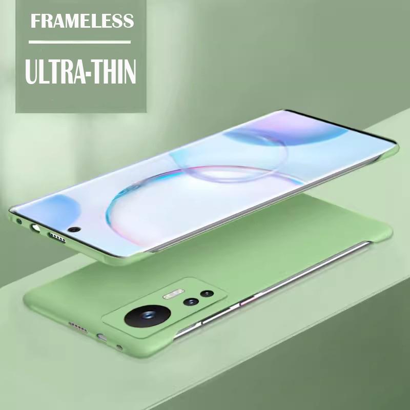 Безрамный тонкий матовый жесткий чехол-накладка из ПК для Xiaomi 12 12x 12s бамперные чехлы mi 12 Pro 12T противоударный чехол Fundas Coque