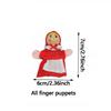 Мини ручные пальчиковые куклы Сказки Мультяшные животные Плюшевые куклы Развивающие мозг Тканевый материал Кукольный театр для 3 шт./4 шт.