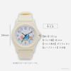 Watch Tom and Jerry Analog Polyurethane Belt Illustration Rubber Watch Ivory [Fieldwork] Women's TAJ006-1