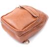 Небольшая женская сумка с одной лямкой через плечо из гладкой экокожи VINTAGE Bag 22767 Рыжий