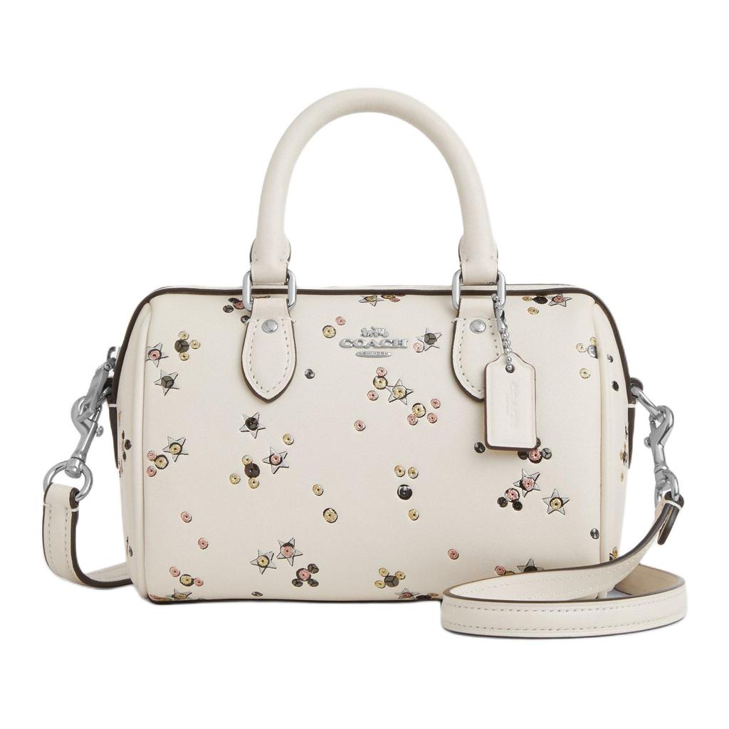 Coach Мини сумка-камера Jamie Signature Jacquard Серебряная фурнитура Повседневная CCI68-SVCAH