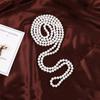 Imitation Pearl Pearl Choker Pearl White Waist Chain Cheongsam Accessory Necklace  Dress Decoration