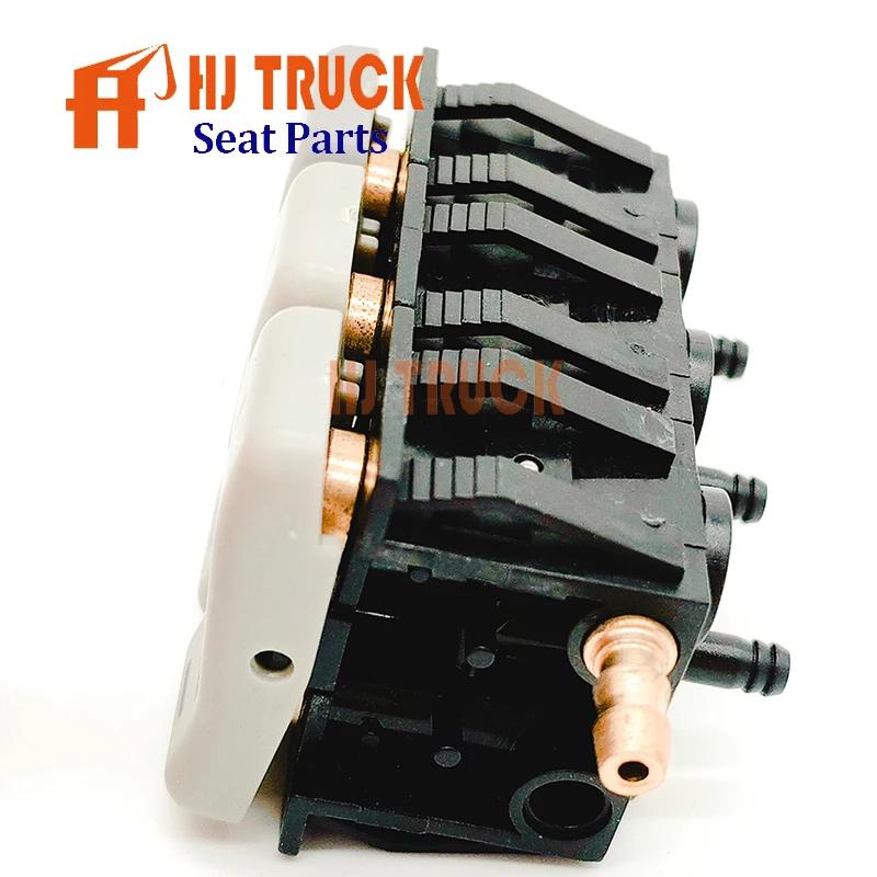 OE: 1140080 A00091983 0019104130 136985 For Grammer 90.6 Lumbar Triple Air Control Valve For MAN/MERCEDES-BENZ TRUCK switch