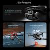 Хит продаж Новый V168 GPS Дрон Профессиональный Аэрофотосъемка Избегание Препятствий С Пультом Дистанционного Управления С Большим Экраном Складной Бесколлекторный Дрон