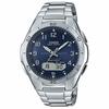 Casio Wave Ceptor Solar Watch with 6 World Radio Waves, Analog-Digital Combination Model WVA-M640D-2A2JF, Men's