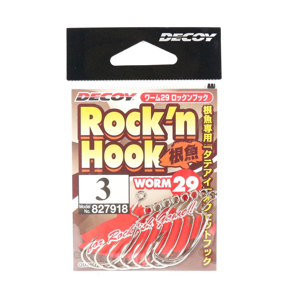 Decoy Worm 29 Rock'n Hook Cut Worm Hooks Size 3 (7918)