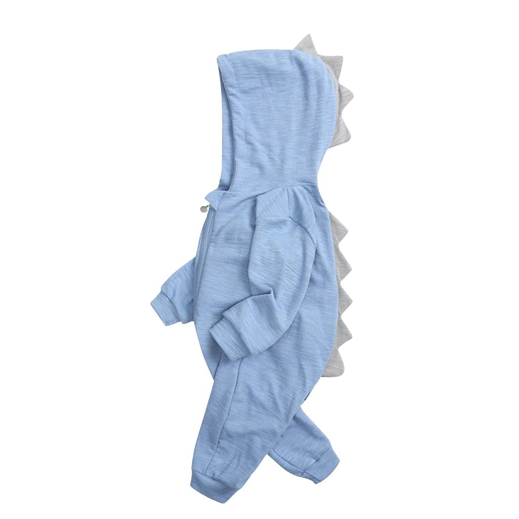 Детская одежда для ползания на Хэллоуин, весенне-осенний комбинезон с капюшоном и длинными рукавами на молнии