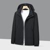 Jackets for Men Spring and Autumn New Trendy Versatile Casual Jackets for Men Loose Outdoor Windproof Hooded Jackets for Men