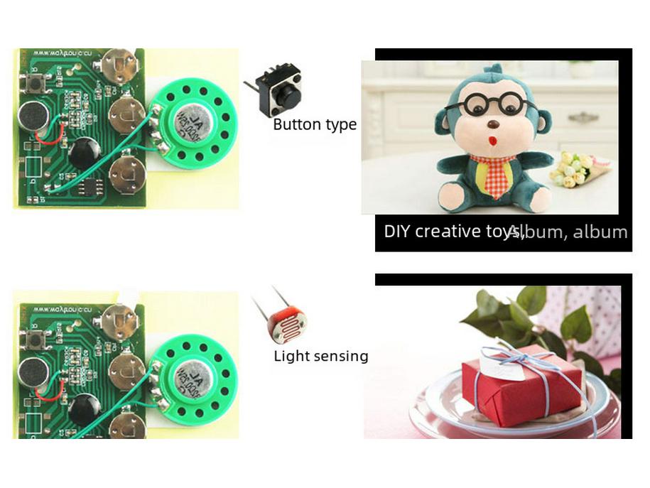 Сделай сам Рождество День Рождения Голосовая Запись Музыкальная Поздравительная Открытка