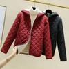 Plush Padded Hooded Cotton-padded Jacket Women's Winter Clothing Lamb Velvet Coat Cotton-padded Jacket