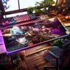 Borderlands 4 Коврик для мыши RGB Игровой коврик для мыши Настольный коврик HD Геймерский Большой светодиодный свет XXL Коврики для мыши