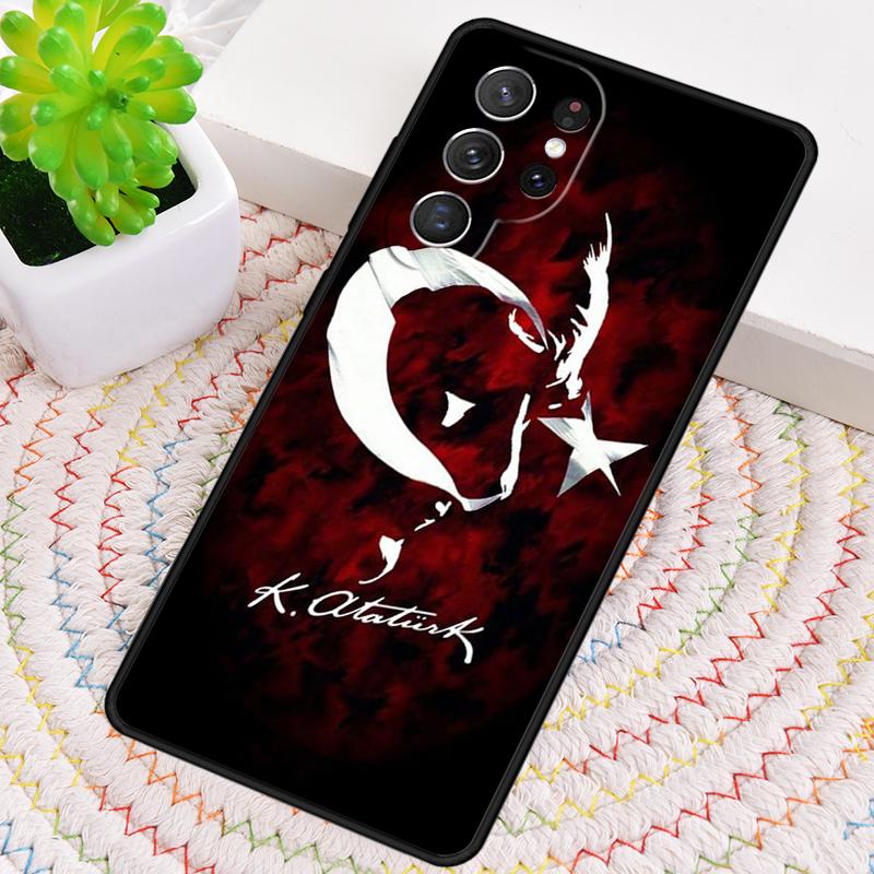 Mustafa Kemal Ataturk soft Silicone Phone Case For Samsung Galaxy note 10 pro S26 S25 S24 S23 S22 S21 Plus S25Ultra Capa Cover