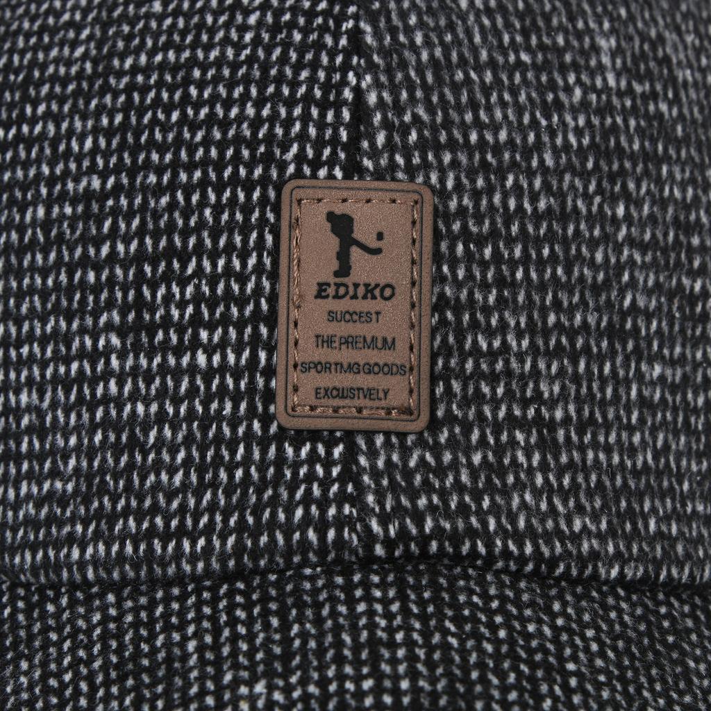 Winter Hat Men'S Woolen Baseball Cap Outdoor Ear Cap Thermal Cap