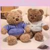 Plush Teddy Bear Stuffed With Cozy Sweater Soft Huggable Bedtime Gift Companion