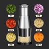 Garlic Crusher Pressing Handheld Food Chopper Slicer Dicer Mixer Kitchen Vegetable Slicer Peeler Tools for Kitchen Restaurant