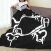 Robot Murder Drones V Uzi Flannel Blanket Soft Durable Throw Blanket for Couch Bed Airplane Travel Comfortable Bedspread