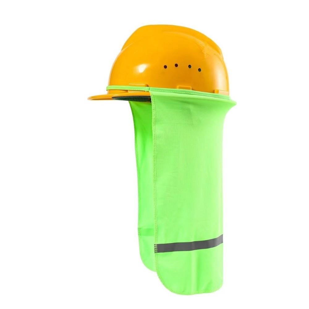 Breathable Hard Hat Sun Shade With Reflective Stripe Face and Neck Protection Work Accessory