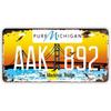 License Plate USA Retro Car Metal License Plate Novelty Wall Decoration Auto License Plate Signs Front Cover Garage Cafe Pub Bar