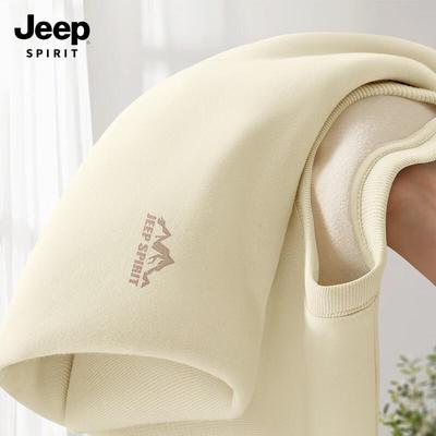 Мужская толстовка JEEP SPIRIT с круглым вырезом и плюшевой подкладкой