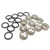 10Sets/Lot Master Brake Cylinder Reservoir Sight Glass Motorcycle Dirt Bike Gasket 18mm 12mm For Honda Suzuki Kawasaki Harley