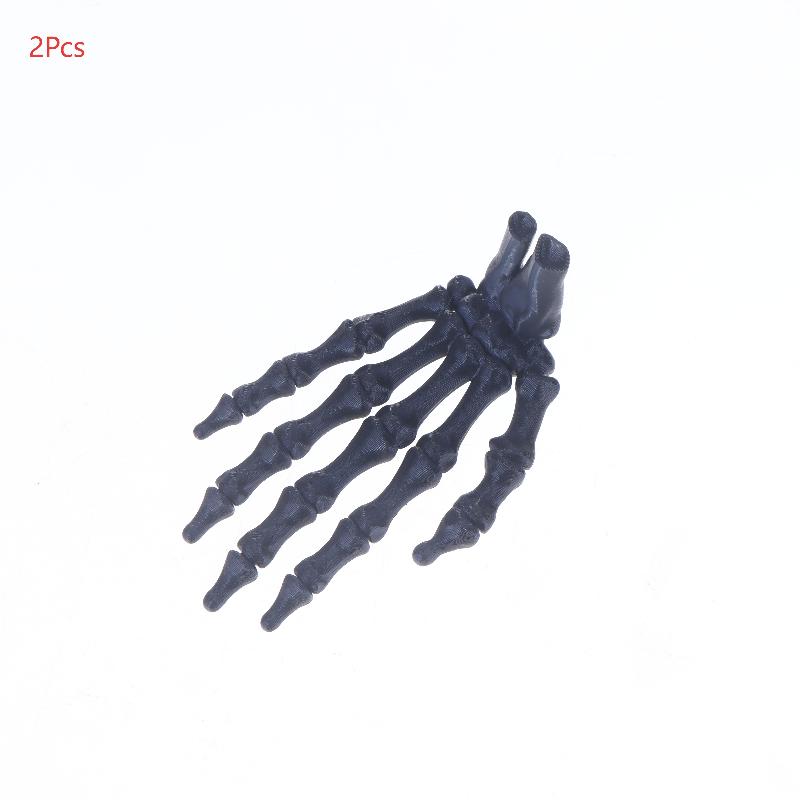 2Pcs 3D Printed Plastic Scary Decoration Halloween Skeleton Hand Prop For Haunted House Horror Party Table Display Ghost