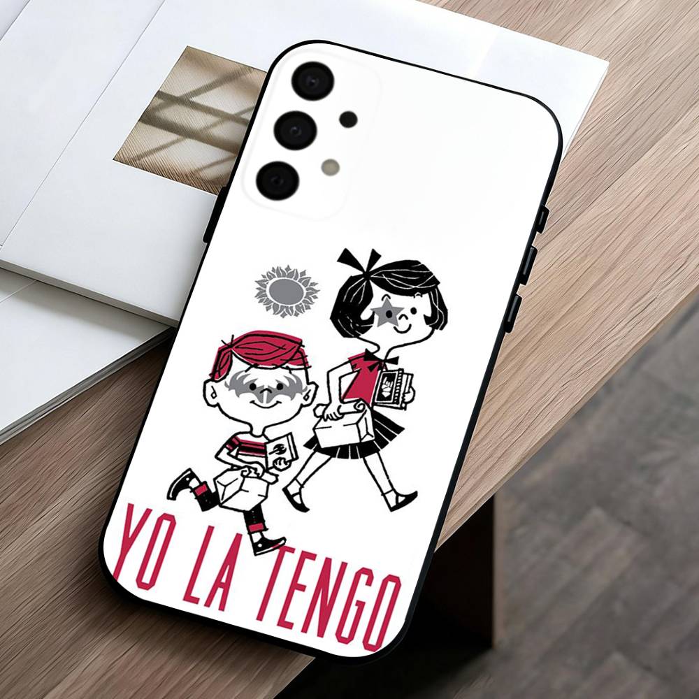 Indie Rock Yo La T-Tengo Band Phone Case For Samsung Galaxy A73,A72,A71,A70,A53,A52,A51,Soft Silicone Black Cover