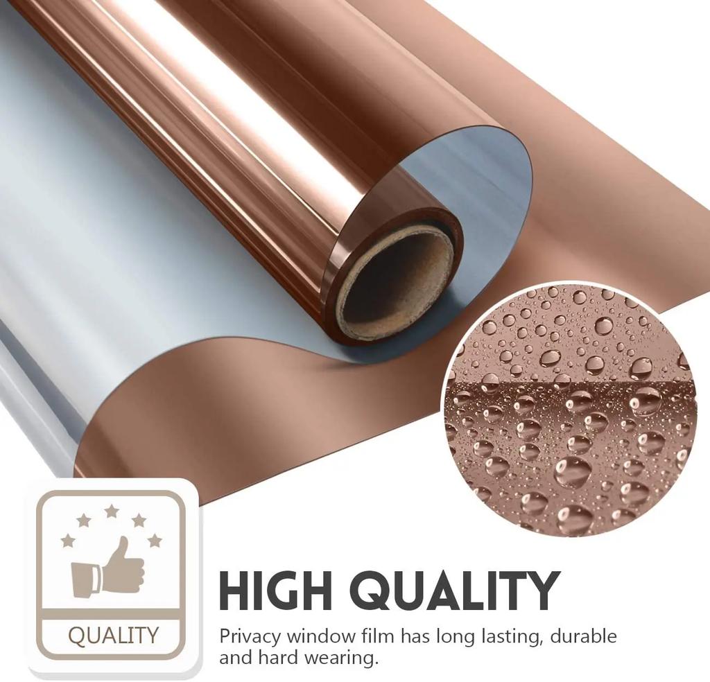 Односторонняя пленка для окон, зеркальная, отражающая, солнцезащитная, тонирующая, с защитой от ультрафиолетового излучения, стекло, виниловая затемняющая наклейка, стекло, конфиденциальность для дома