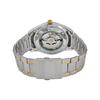 Seiko Мужские часы с автоматическим механизмом, стальной ремешок, водозащита 50 метров, белый циферблат SNKP22J1