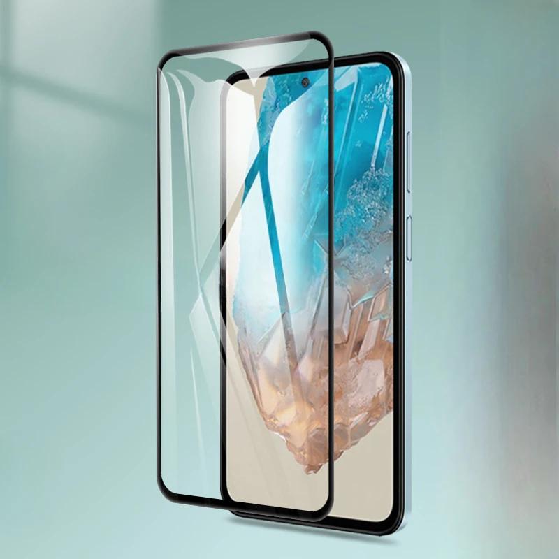 9D Закаленное стекло для Samsung Galaxy M35 Черная рамка Прозрачная защитная пленка для экрана для SamsungM35 Samsungm35 9H Защитная передняя пленка