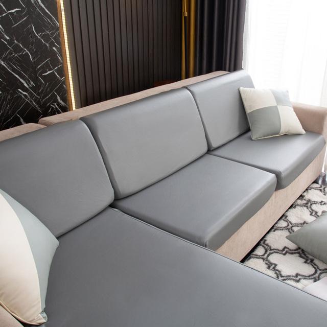 Новый продукт Чехол для дивана из искусственной кожи, однотонный чехол для дивана, водонепроницаемый чехол для дивана на четыре сезона, чехол для стула, дивана