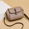 Retro PU Crossbody Bag New Women's Minimalist Magnetic Snap Zipper Shoulder Bag Versatile Daily Commuting Underarm Bags