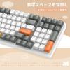 K3 Mechanical Keyboard Gaming Keyboard 98 Keys Compact Independent Key Switches Retain Number Space TKL Metal Springs Onboard Memory Linear Light