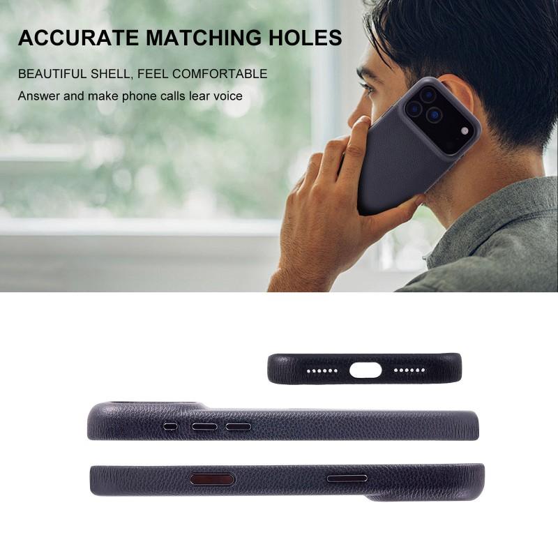 Leather Full Body Case IPhone 17 Pro Max Magnetic Shockproof Protection