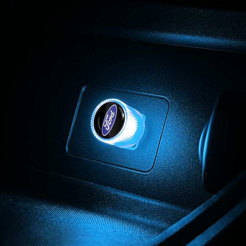 Mini USB LED Car Light Auto Interior Atmosphere Light Decorative Lamp For Ford Ranger Focus Kuga Mustang S-MAX Transit Ghia