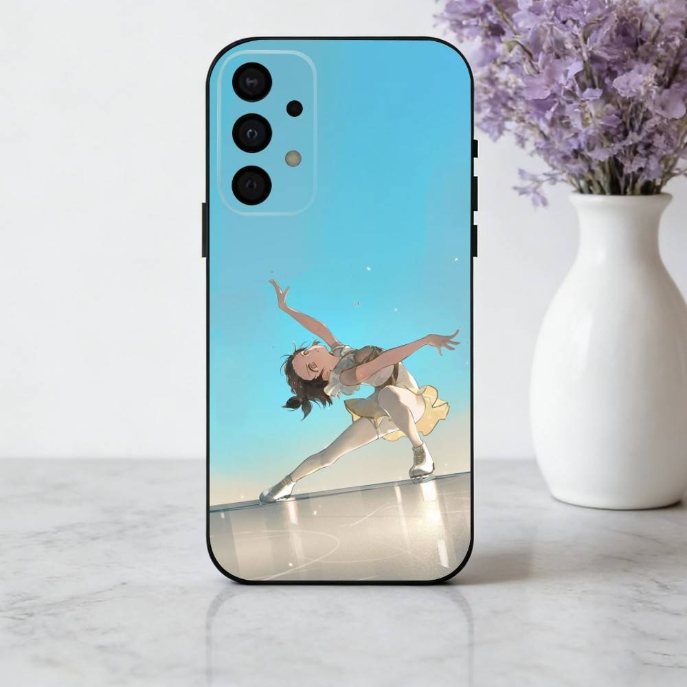 Чехол для телефона Аниме про фигурное катание M-Medalist для Samsung Galaxy A73, A72, A71, A70, A53, A52, A51, Другие Мягкий Черный Корпус