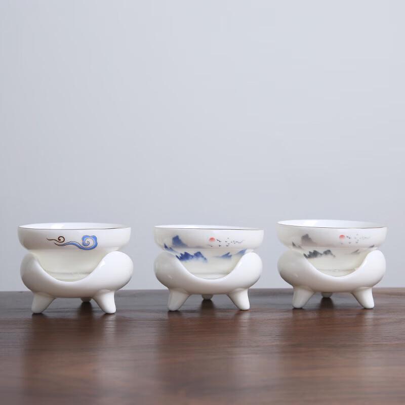 Chaxun Mutton Fat Jade White Porcelain Portable Tea Set