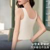 New lace bottomed vest, long bra integrated with sexy rimless sling vest