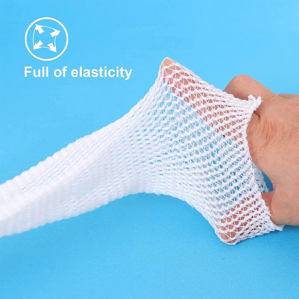 1 рулон сетчатый трубчатый бинт эластичная сетка повязка для ран трубка марля дышащий бинт фиксационная сетка для запястья локтя голени