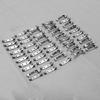 50pcs Brooch Safety Crafts Back Bar Pins Jewelry Silver Color DIY
