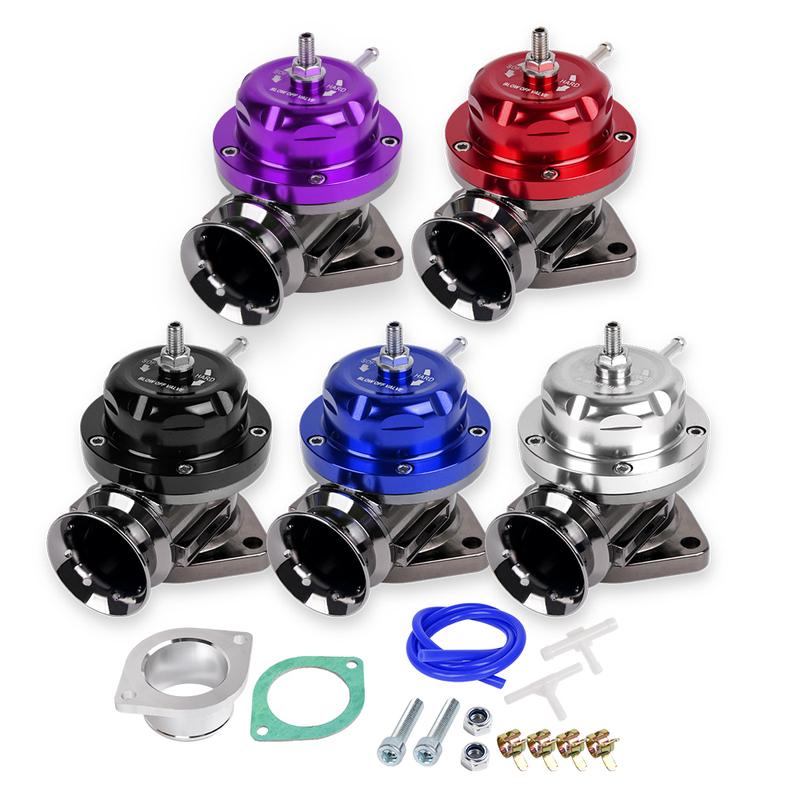 RASTP-Type-RS Blow Off Valve Adjustable 25psi BOV Blow Dump Adaptor with Flange Aluminum Alloy RS-BOV129