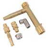 Brass Quick Water Intake Valve Key G1 Thread Brass Quick Coupler Valve for Underground Irrigation